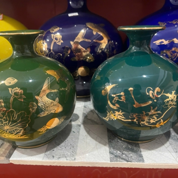 Bình Hút Tài Lộc -Gốm Sứ Đồng Nai