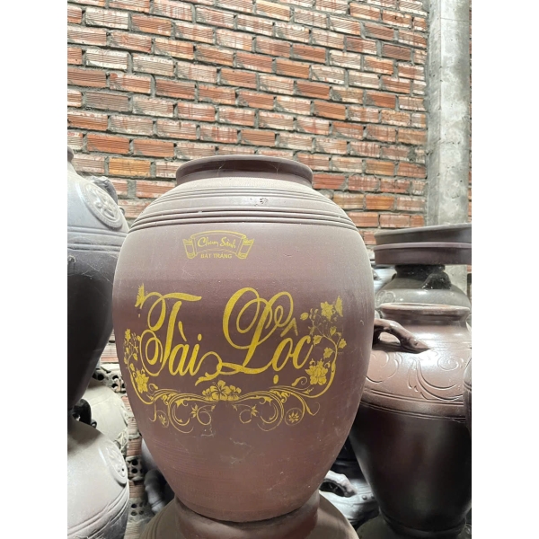 CHUM SÀNH BÁT TRÀNG VẼ HỌA TIẾT TÀI LỘC