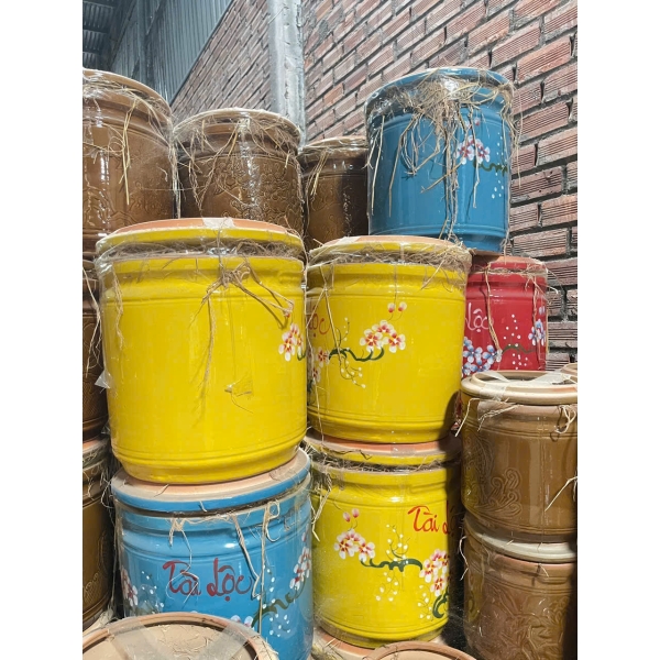 CHUM ĐỰNG GẠO TÀI LỘC NHIỀU MÀU