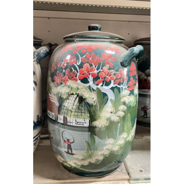 CHUM ĐỰNG GẠO VẼ CẢNH QUAN