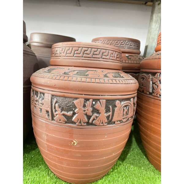 CHUM SÀNH NGÂM RƯỢU HOA VĂN TRỐNG ĐỒNG