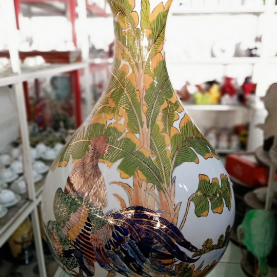 BÌNH DÁNG TỎI GÀ VẼ VÀNG