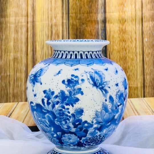 BÌNH HÚT LỘC CAO CẤP MEN LAM BÁT TRÀNG